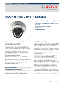 NDC-455 FlexiDome IP Kameras