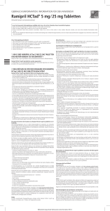 Ramipril HCTad® 5 mg/25 mg Tabletten