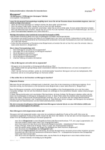 Beipackzettel Microgynon®, 150 Mikrogramm/30