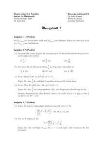 Ubungsblatt 2 - Goethe