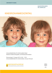 kinderzahnmedizintag - Kinderzahnmedizin Schweiz