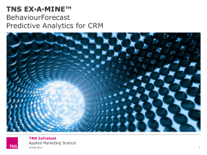 TNS EX-A-MINE BehaviourForecast Predictive