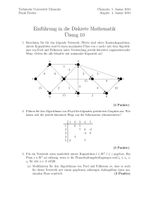 Einführung in die Diskrete Mathematik ¨Ubung 10