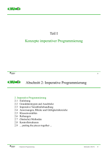 Einf\374hrung in die Informatik 2