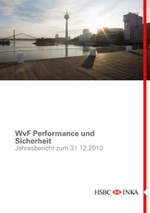 WvF Performance und Sicherheit - Deutsche Oppenheim Family Office