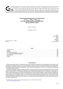 jahrbuch der geologischen bundesanstalt