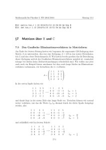 §7 Matrizen über R und C