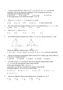 A: ( ) ( ) C: () () D: () ()