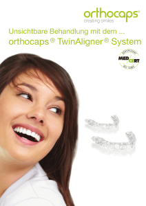 orthocaps ® TwinAligner ® System