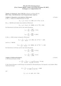 Physik II für Bauingenieure (Prof. Daniel Hägele, Ruhr