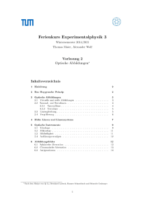 Ferienkurs Experimentalphysik 3