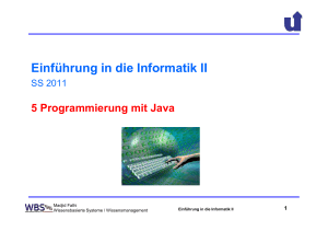 Einführung in die Informatik II