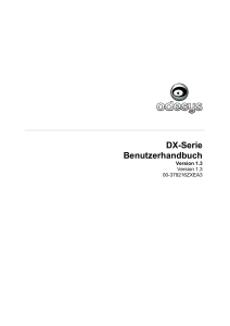 DX-Serie Benutzerhandbuch - Support Ip