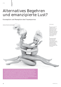 Alternatives Begehren und emanzipierte Lust?