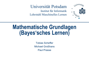 Mathematische Grundlagen - Institut für Informatik