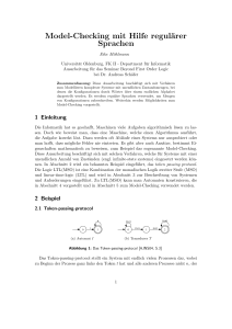 Model-Checking mit Hilfe regulärer Sprachen