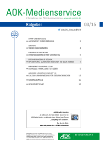 ams-Ratgeber 03/15 - AOK