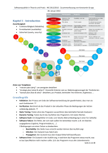 Softwarequalität in Theorie und Praxis