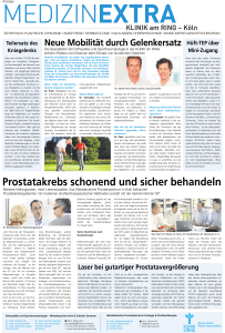 Prostatakrebs schonend und sicher behandeln