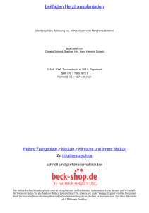 Leitfaden Herztransplantation - Beck-Shop