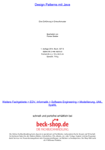 Design Patterns mit Java - ReadingSample - Beck-Shop