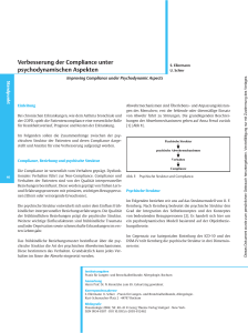 Verbesserung der Compliance unter