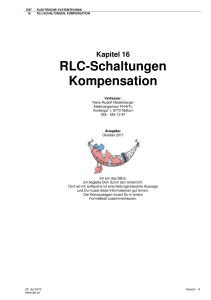 RLC-Schaltungen Kompensation