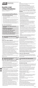 Penicillin V AbZ 1 Mega Filmtabletten