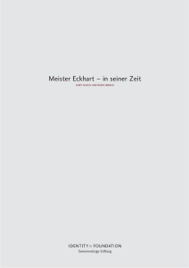 Meister Eckhart - in seiner Zeit - Meister-Eckhart