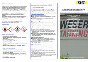 Informationsschrift für die Nachbarschaft