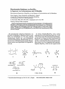 Page 1 Photochemische Reaktionen von Re2(CO)10 in Gegenwart