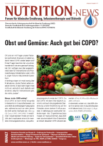 Obst und Gemüse: Auch gut bei COPD?