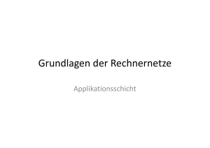 Grundlagen der Rechnernetze