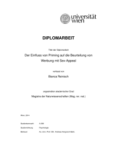 diplomarbeit - E-Theses