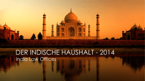 der indische haushalt - 2014