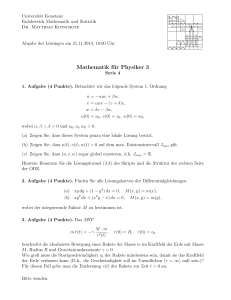 Mathematik für Physiker 3 - Fachbereich Mathematik und Statistik