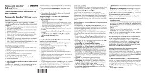 Torasemid Sandoz® Torasemid Sandoz® 2,5 mg Tabletten