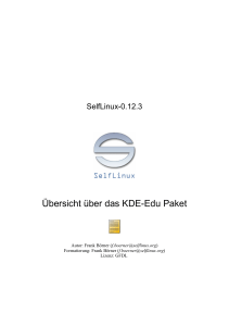 Übersicht über das KDE-Edu Paket