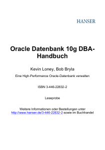 Oracle Datenbank 10g DBA