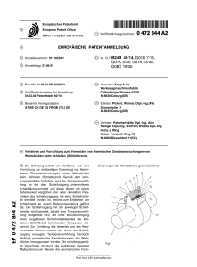 Verfahren und Vorrichtung zum Vermeiden von thermischen