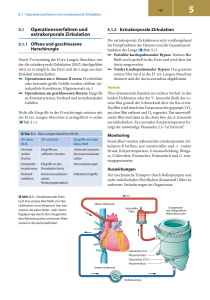 Operationsverfahren und extrakorporale Zirkulation