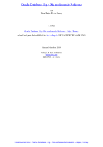 Oracle Database 11g - Die umfassende Referenz - Beck-Shop