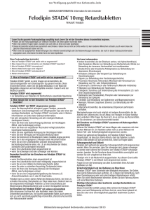 Felodipin STADA® 10 mg Retardtabletten