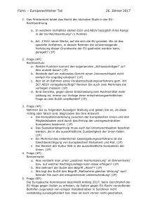 Füm1 – Europarechtlicher Teil 26. Jänner 2017