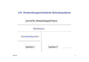 4.8 Anwendungsorientierte Schutzsysteme