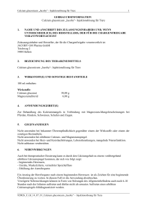 GEBRAUCHSINFORMATION Calcium gluconicum „Jacoby