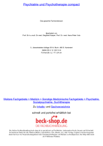 Psychiatrie und Psychotherapie compact - Beck-Shop