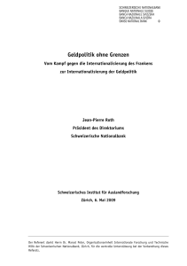 abcdefg - Schweizerisches Institut für Auslandforschung