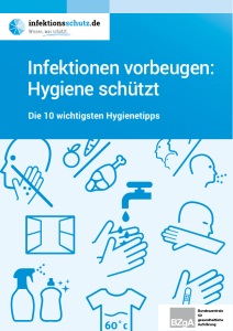 Broschüre "10 Hygienetipps" - Krisen