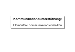 Kommunikationsunterstützung